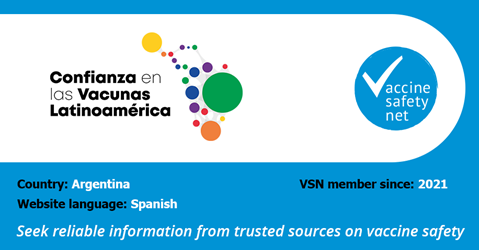 El sitio web de ConfíaLA es miembro del proyecto Vaccine Safety Net (VSN) liderado por la OMS
